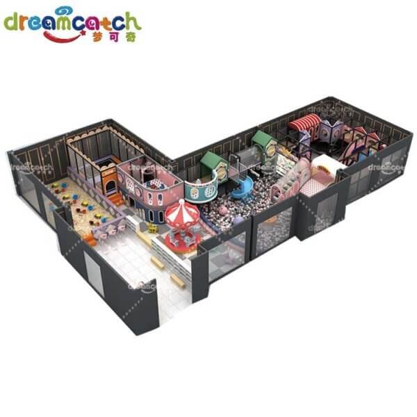 Custom Kids Amusement Park Children Indoor Play Area Equipment