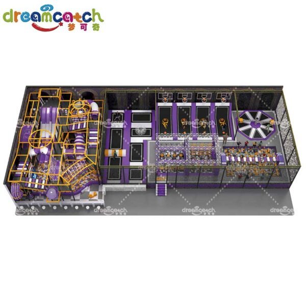 Dream Catch Custom Children Indoor Trampoline Park Playground Supplier