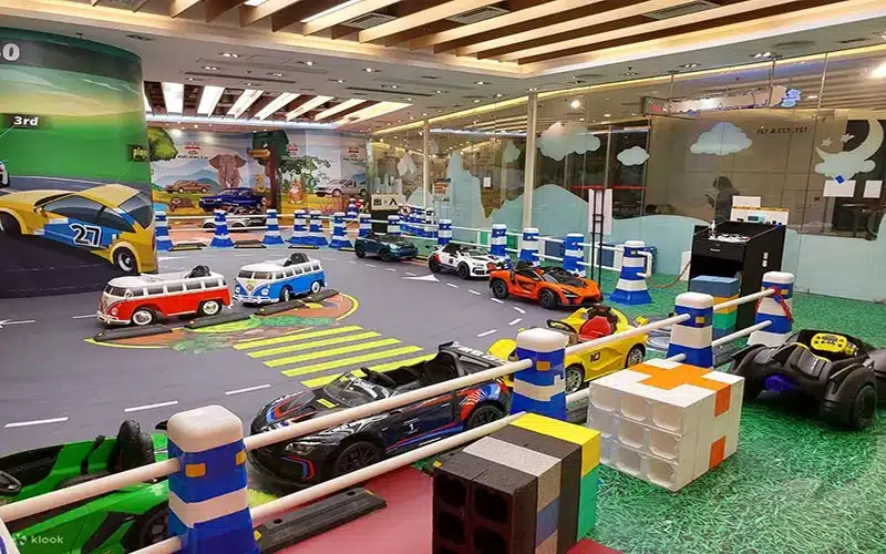 Indoor Car Racing Area For Children