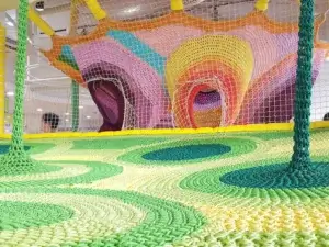 rainbow net trampoline