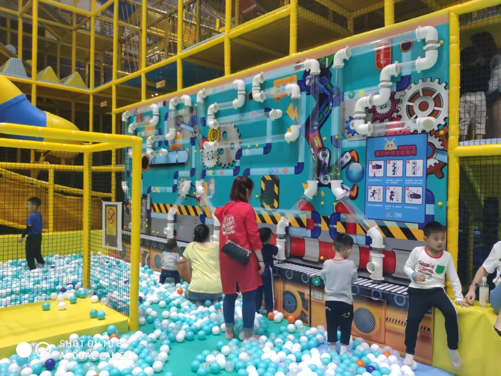 indoor children playground wall games