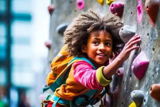 indoor climbing wall for children