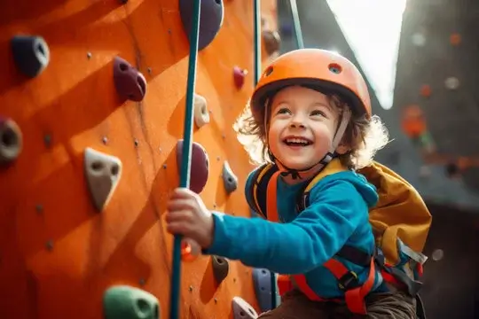 indoor climbing wall for children