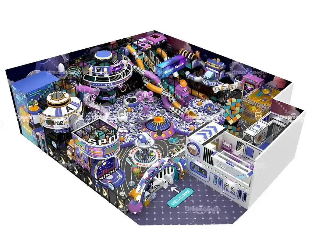 dreamcatch space theme large indoor playground