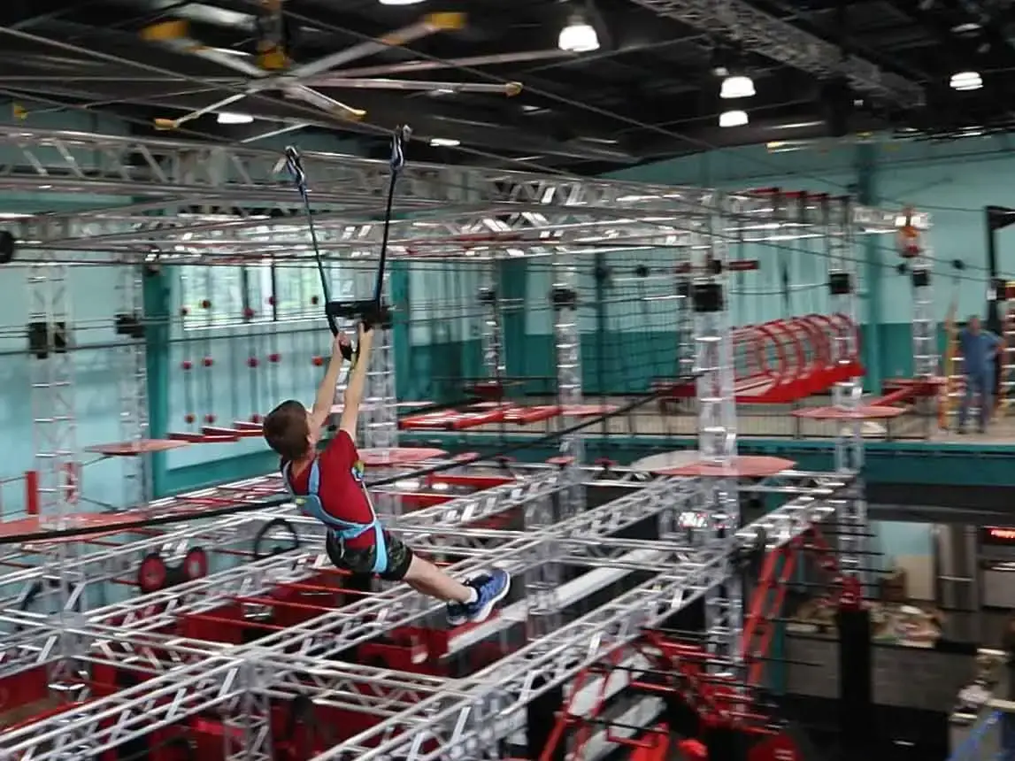 indoor zipline equipment