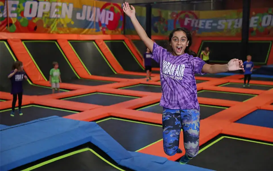 Trampoline Parkour