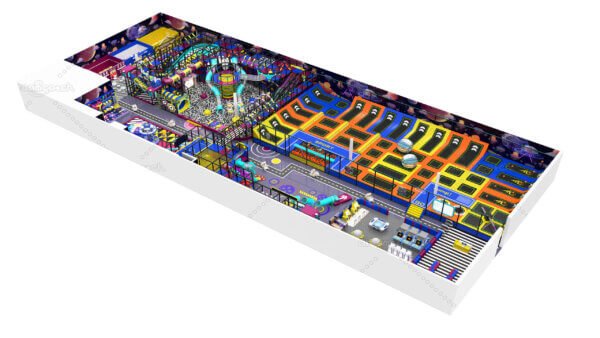 comprehensive indoor trampoline park equipment