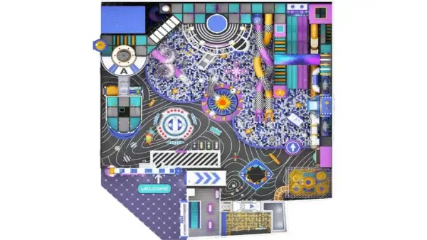 Space Theme Amusement Park Large Indoor Playground Equipment - 图片 3