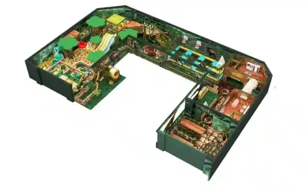 Jurassic Jungle Theme Indoor Playground | Dream Catch Playground Manufacturer