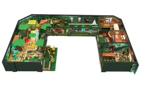 Jurassic Jungle Theme Indoor Playground | Dream Catch Playground Manufacturer - 图片 2