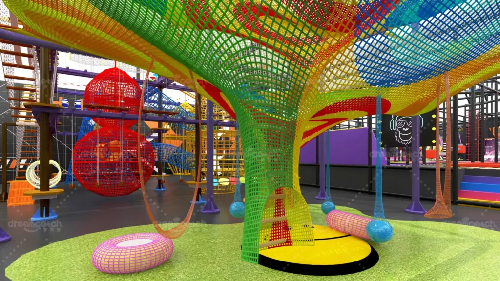 rainbow climbing net