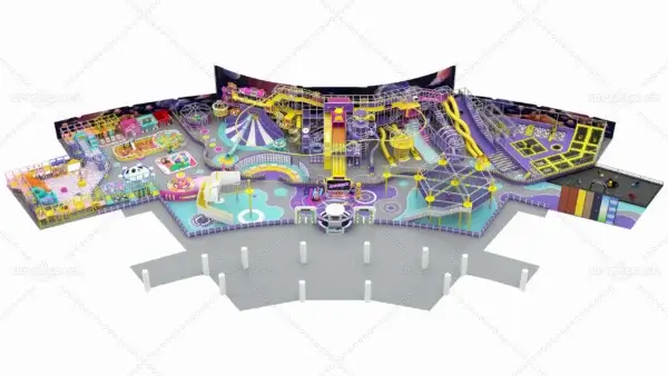 Space Theme Large Indoor Playground