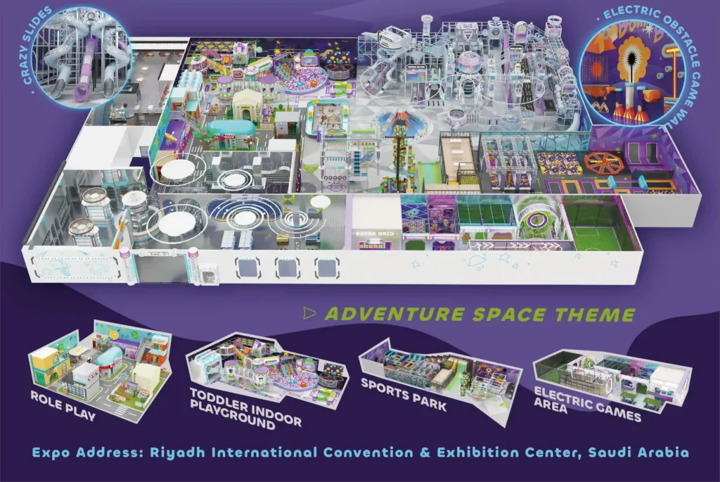 Leading Indoor Playground Equipment Supplier Saudi Arabia