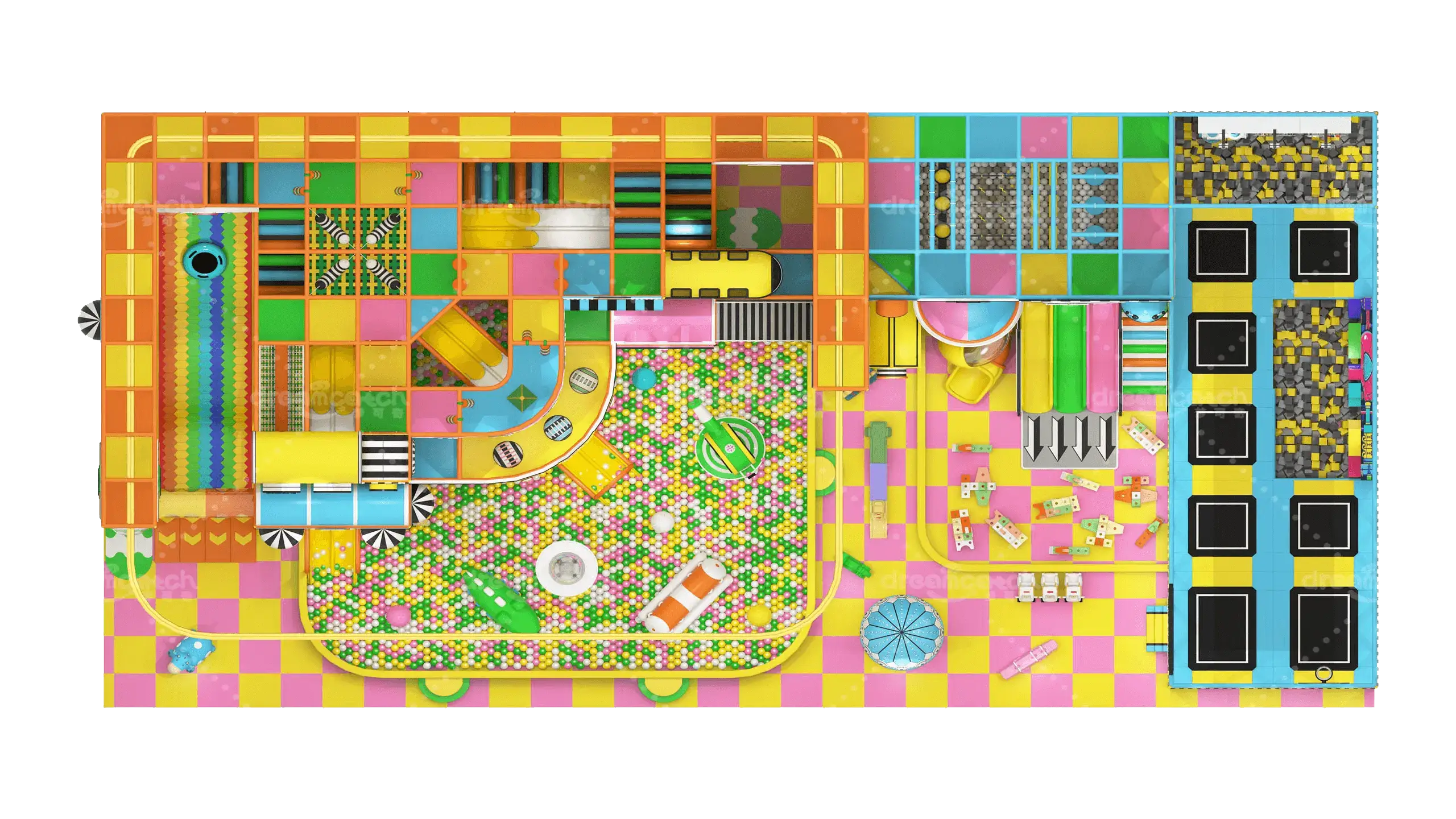Indoor Playground Equipment - Custom Theme & Design