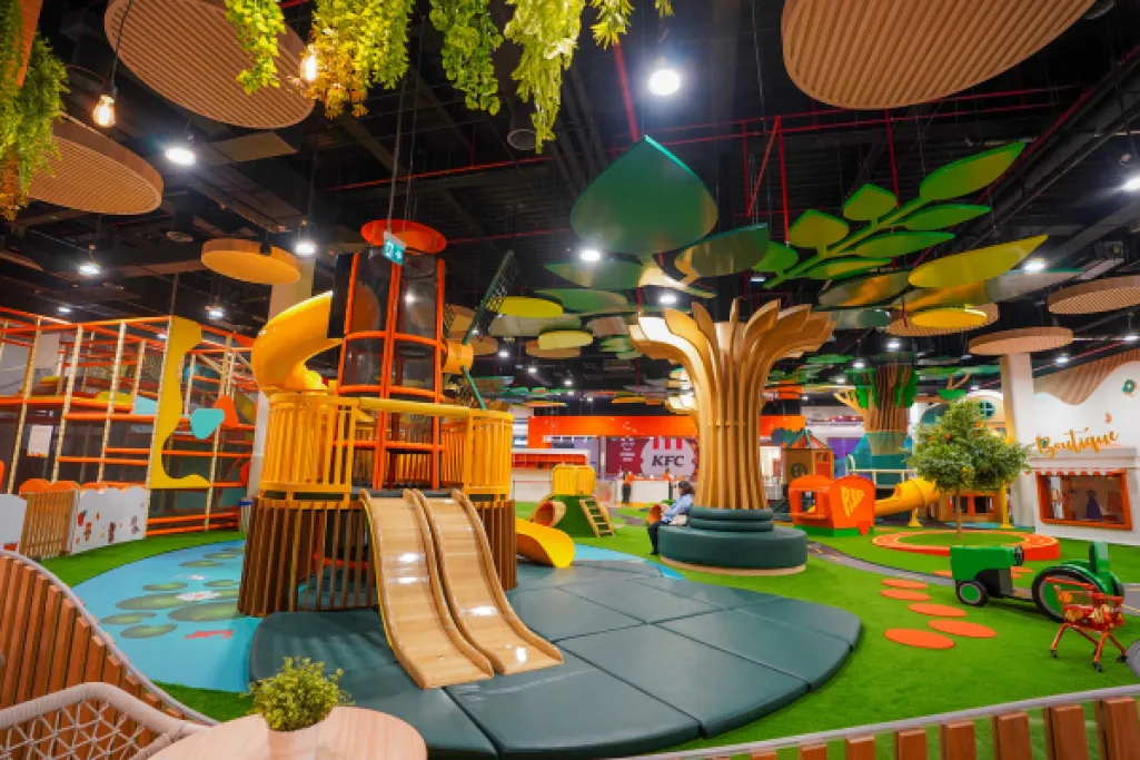 Orange Wheels Play Area
