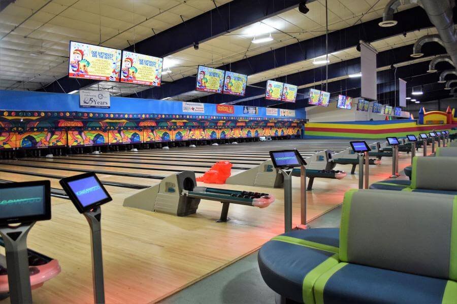 bowling lanes