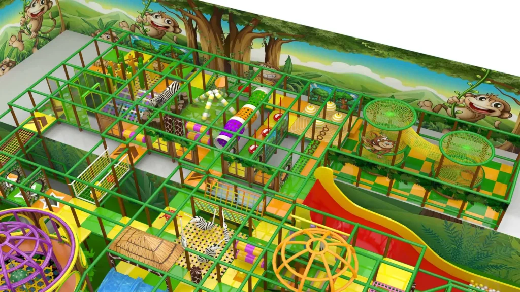 Jungle Theme Indoor Play Structures - Guangdong Dream Catch Recreation Equipment Co., Ltd.
