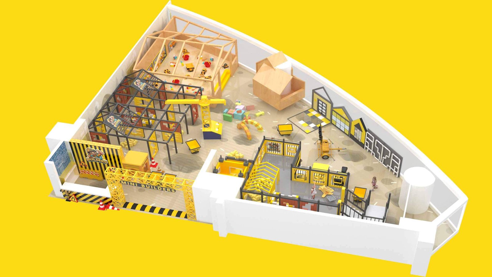Mini Builder Theme Indoor Playground Commercial - Guangdong Dream Catch Recreation Equipment Co., Ltd.