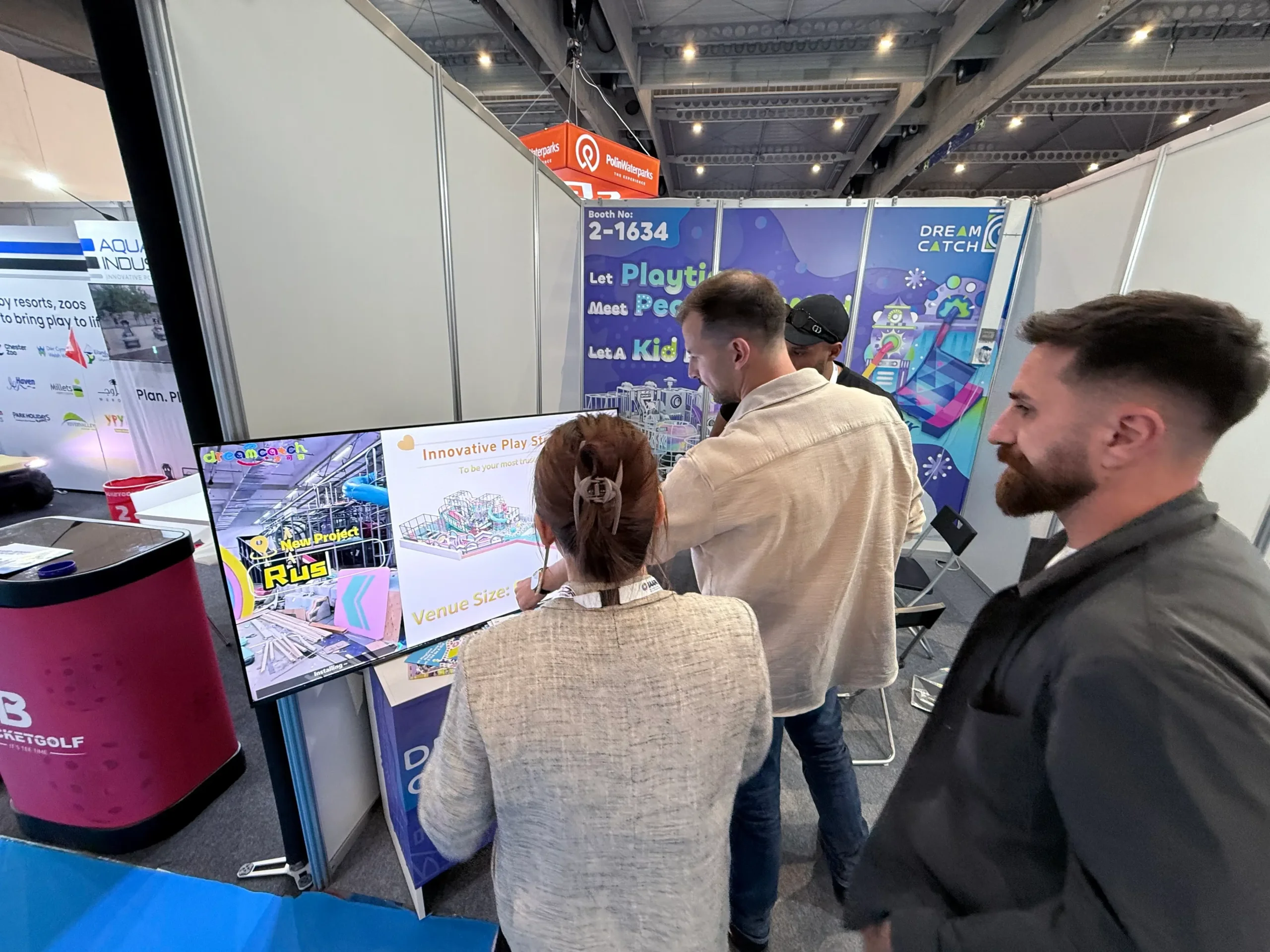 Providing Playground Consultations Across IAAPA Europe - Guangdong Dream Catch Recreation Equipment Co.