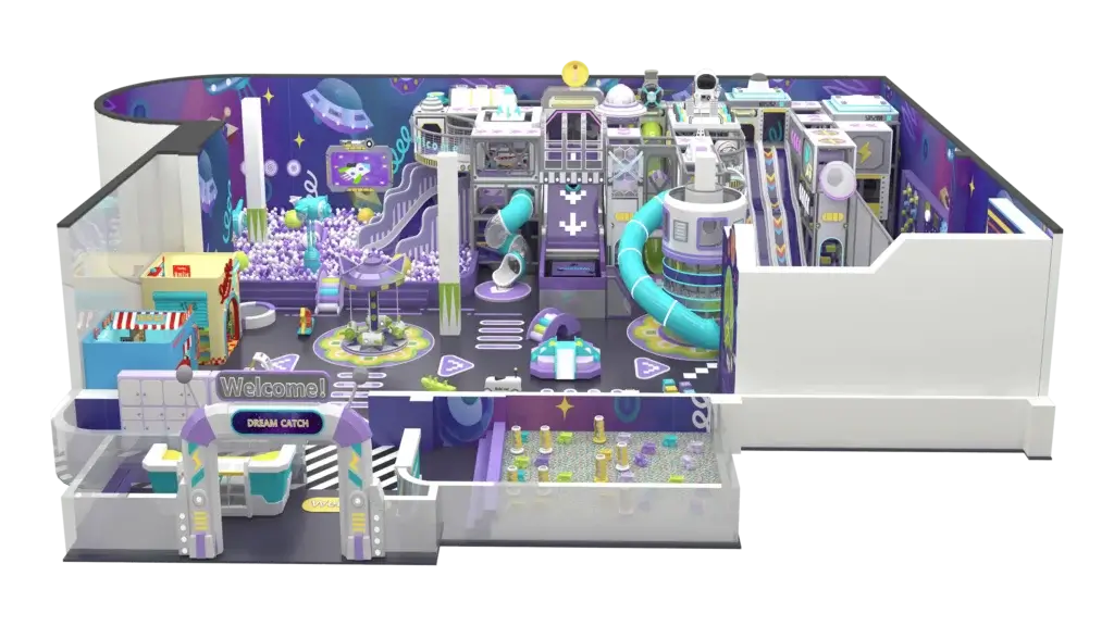 3D Model Space Theme Playground - Guangdong Dream Catch Recreation Equipment Co., Ltd.