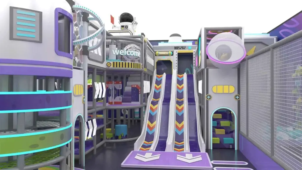 Space Theme Playground Equipment - Open Bed Slides - Guangdong Dream Catch Recreation Equipment Co., Ltd.