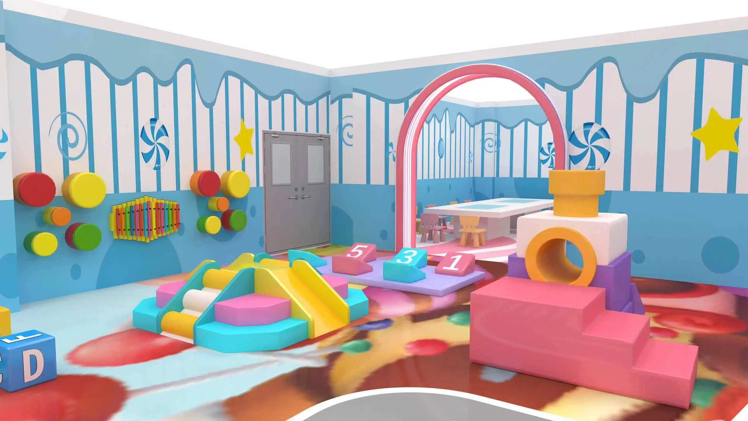Candyland Theme Soft Play Area - Guangdong Dream Catch Recreation Equipment Co., Ltd.