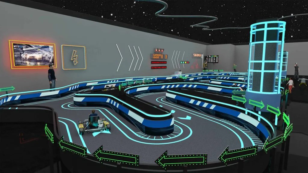 karting theme playground