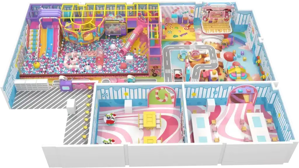 Candyland Theme Playground Design - Guangdong Dream Catch Recreation Equipment Co., Ltd.