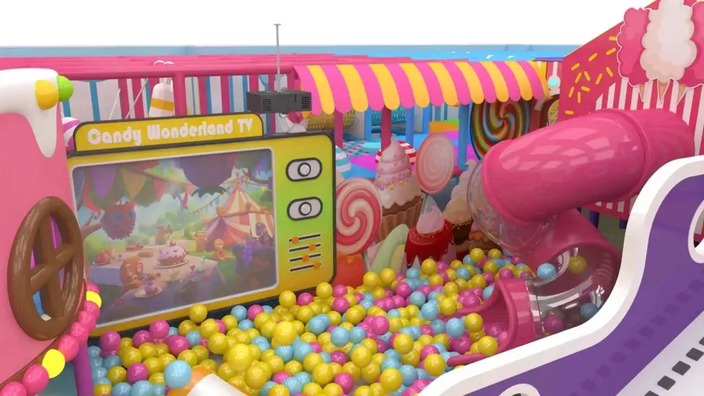 Candyland Theme playground equipment