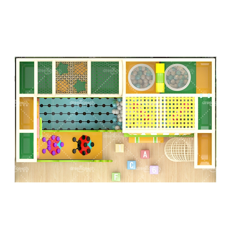 Jungle Theme Small Indoor Playground Layout - Indoor Play Structure - DC-I-273-3