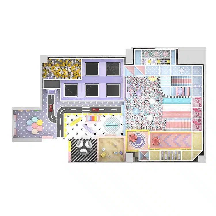 Mall Commercial Playground Equipment - Medium - ROI-driven Indoor Play Systems - DC-I-287-8