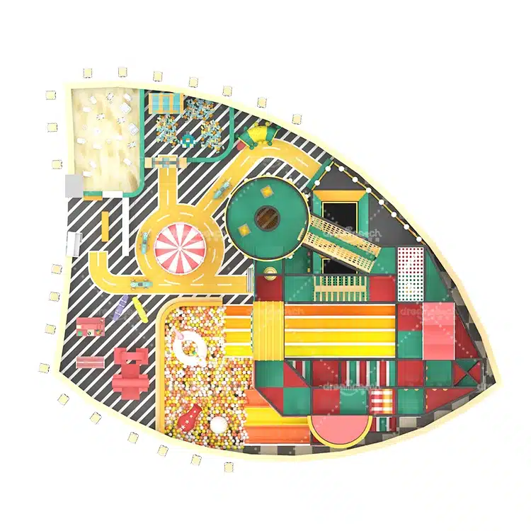 Fun House Layout - Indoor Play & Party Centre Structures & Equipment - DC-I-299-2