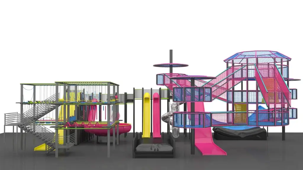 3D Slide City Model - Guangdong Dream Catch Recreation Equipment Co., Ltd.