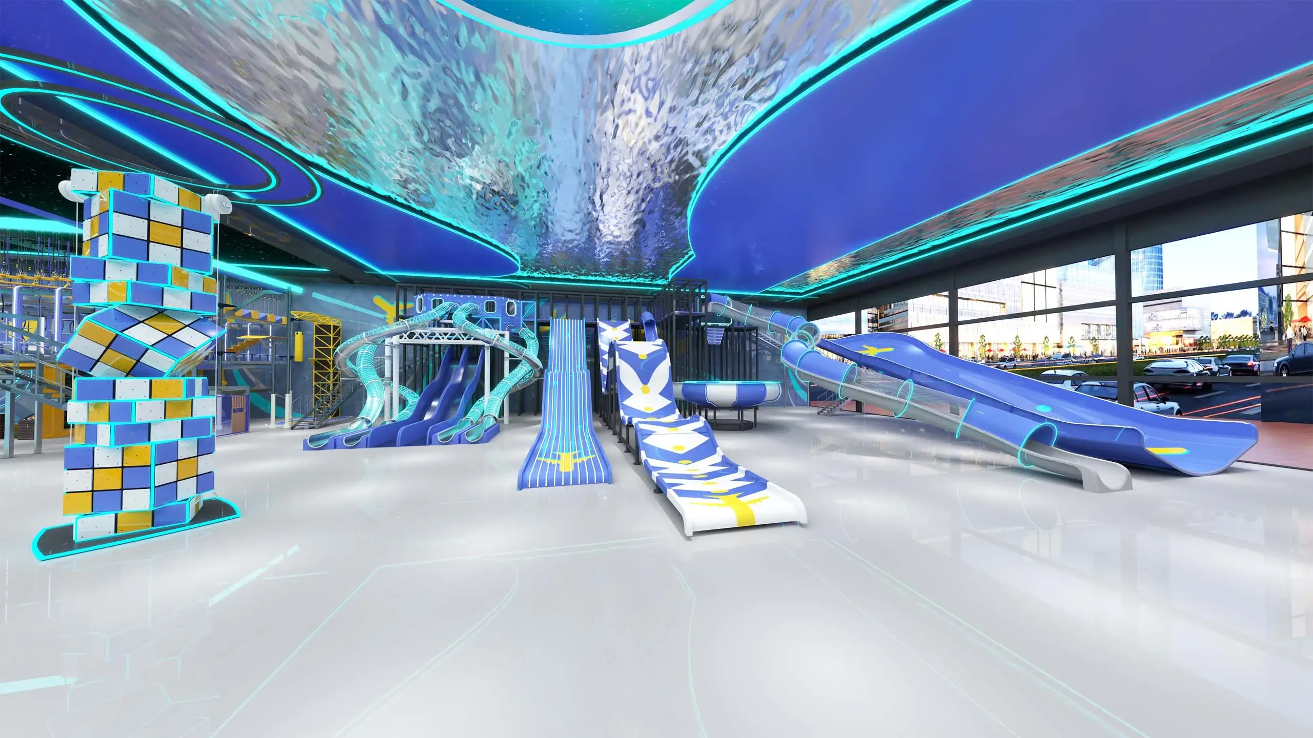 Indoor slide playground - Guangdong Dream Catch Recreation Equipment Co., Ltd.